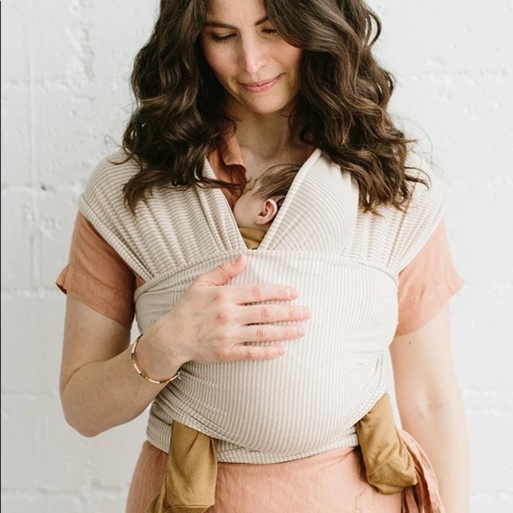 Solly Baby Wrap in Neutral Stripe